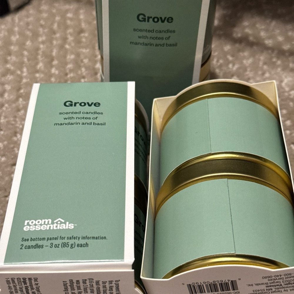 Room Essentials Grove Scented Candles